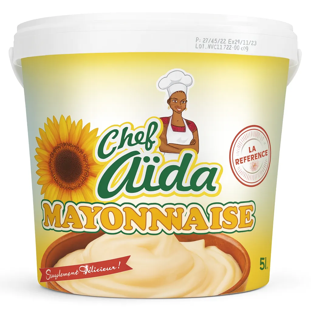 pot mayonnaise chef aida 5kg - Epicerie Salée-Cuisine| Supermarche Dakar-Senegal